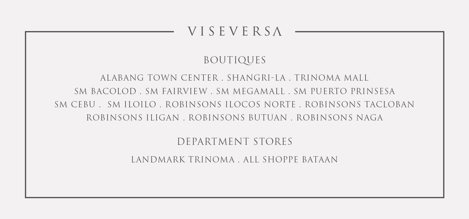 VISEVERSA BOUTIQUE